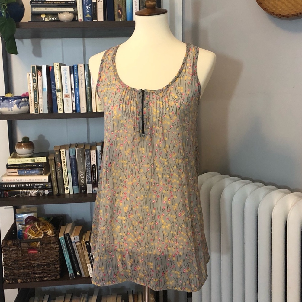 Floral See-Through Tank